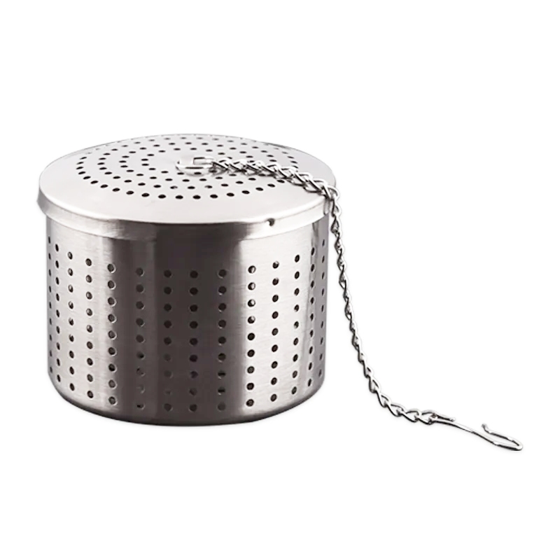 Gewürzsieb Edelstahl robust mit Kette